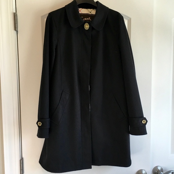 Coach Jackets & Blazers - Coach Turnlock Walker Coat in Black